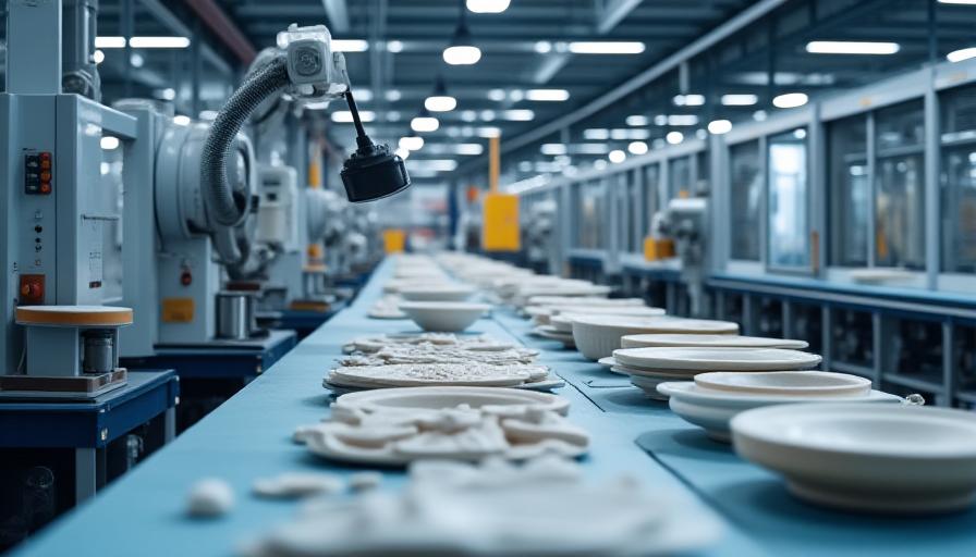 Automated quality control system for ceramics production