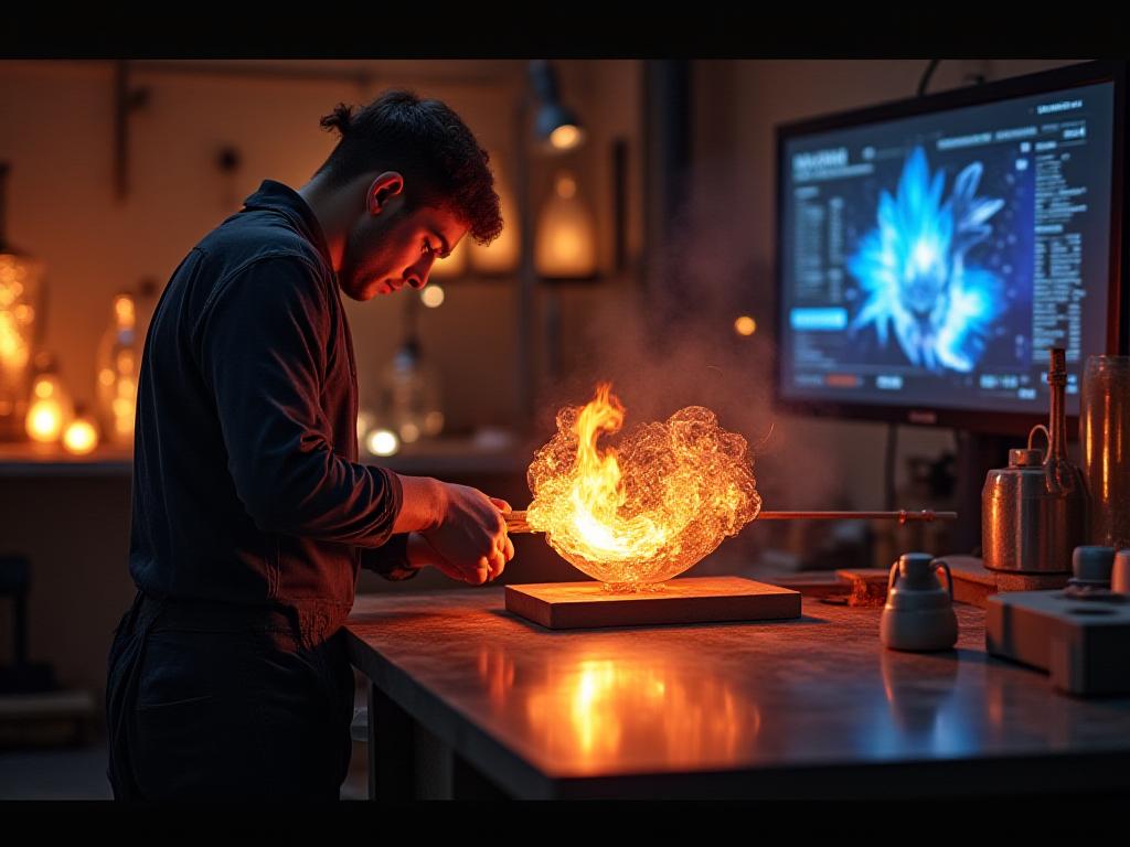 Bespoke glass blowing and art design services